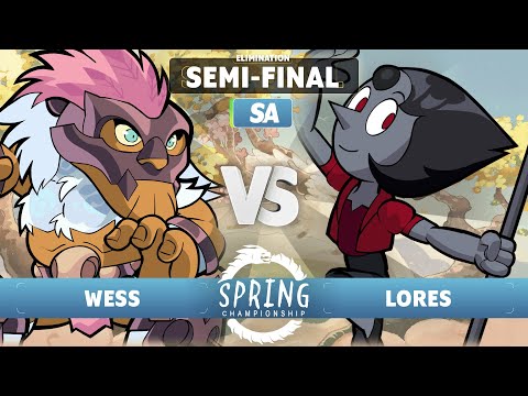 Wess vs Lores - Elimination Semi-Final - Spring Championship 2023 - SA 1v1