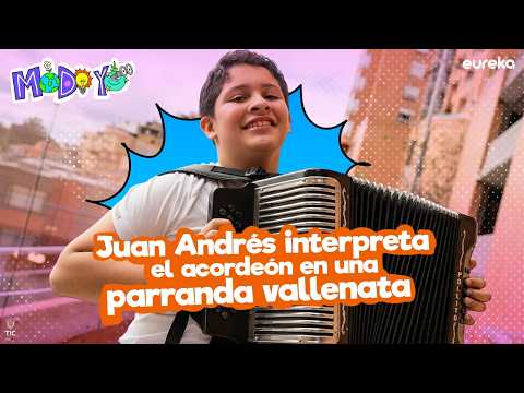 Juan Andrés, un niño bogotano que lleva el Caribe en la sangre, se prepara para presentarse por primera vez.