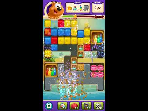 Toon Blast Level 6824 - NO BOOSTERS 🐻🐺🐱 | SKILLGAMING ✔️