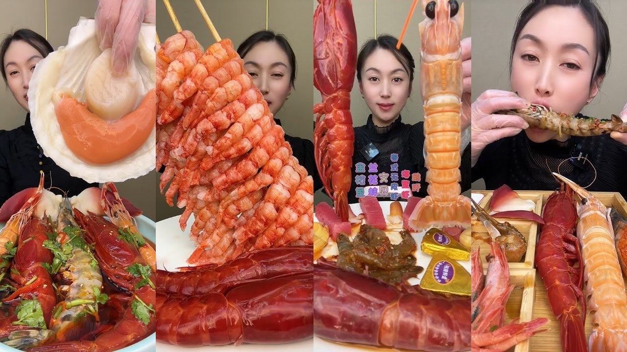🦐💥 Giant Seafood Mukbang Challenge | Extreme Eating Sounds & Full Feast