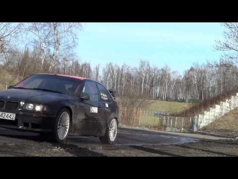 Szombierki Rally Cup Runda I - Tomasz Mizera / Sławomir Wajsman - BMW E36 M3 Compact