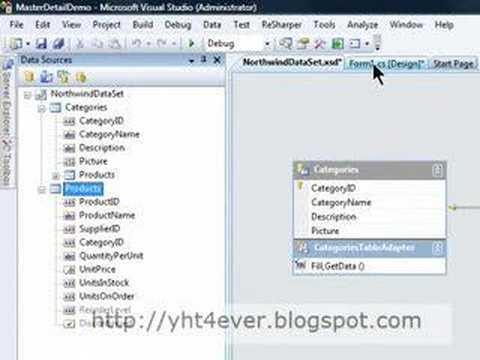 Master Detail Data Binding