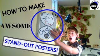 How To Make Stand Out Signs With Paper