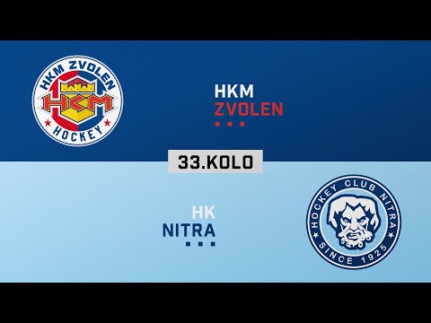 33.kolo HKM Zvolen - HK Nitra HIGHLIGHTS