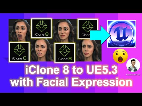 iClone 8 Avatar to Unreal Engine 5.3 with motion & facial expression