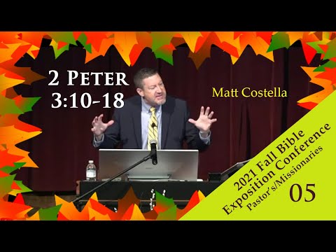 06 - 2 Peter 3:10-18, An Unconvenient Truth