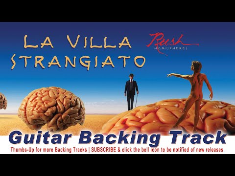 La Villa Strangiato Guitar Backing Track | Rush | Hemispheres | Alex Lifeson