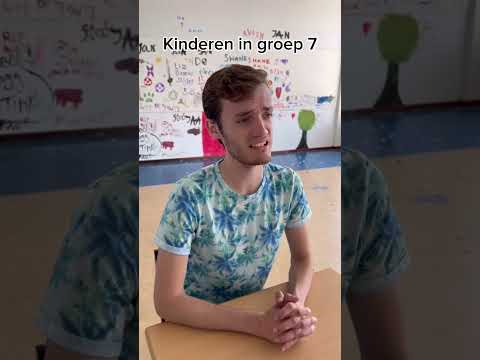 Kinderen in groep 7… #basisschool #juf #meester #kinderen #grappig #fyp #sketch #herkenbaar