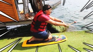 Thekairi78 teste le téléski nautique il panique 5