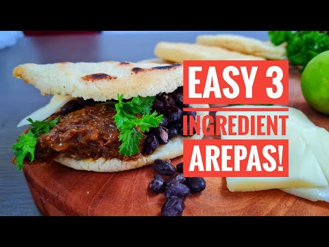 VERY EASY Arepa Recipe| Only 3 Ingredients!