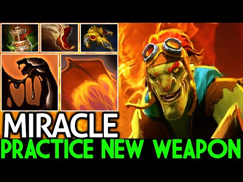MIRACLE [Batrider] Practice New Weapon for Playoffs Major Dota 2