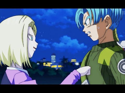 TRUNKS INCONTRA C-18 NEL PRESENTE E SCOPRE CHE LEI E CRILIN SONO SPOSATI