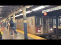 4 TRAIN Pulling Into Fulton St Station In Manhattan New York City