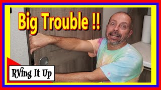 How to remove and repair the sliding door in an RV