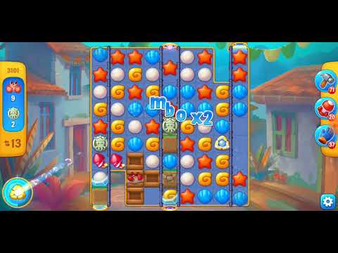 Fishdom. 3101 hard level no boosters and diamonds