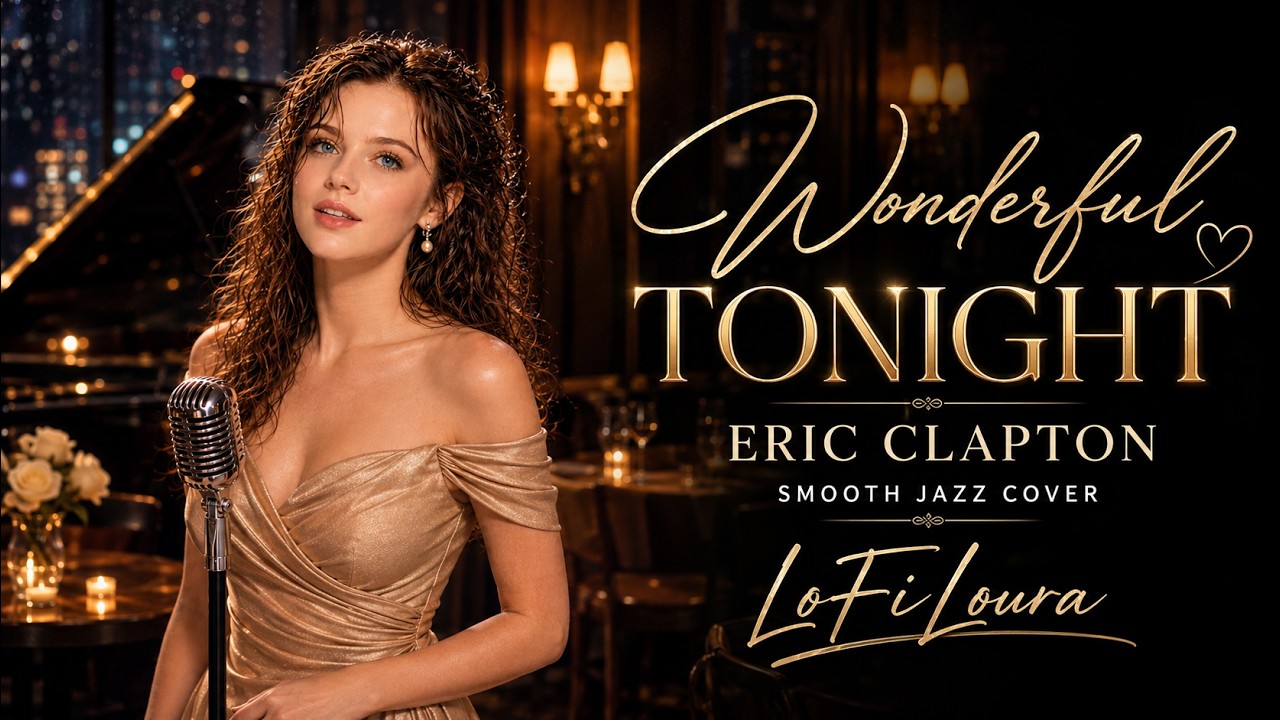 Wonderful Tonight 💗 | Eric Clapton | Smooth Jazz Cover | LoFiLoura