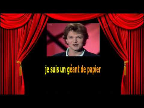Karaoké Jean Jacques Lafon   Le géant de papier