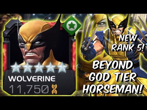New Rank 5 Wolverine DESTROYS ACT 6 & 7 - BEYOND GOD TIER HORSEMAN - Marvel Contest of Champions