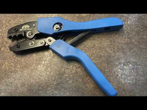 BEARTOOL® Crimping pliers cable lug, hochwertige Crimpzange mit Entriegelungsfunktion