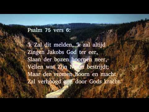 Psalm 75 vers 1, 4 en 6 - U alleen, U loven wij