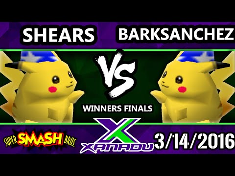 S@X 141 - TF | Barksanchez (Pikachu) Vs. Shears (Pikachu) SSB64 WF - Super Smash Bros 64