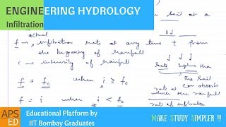 Infiltration | Engineering Hydrology