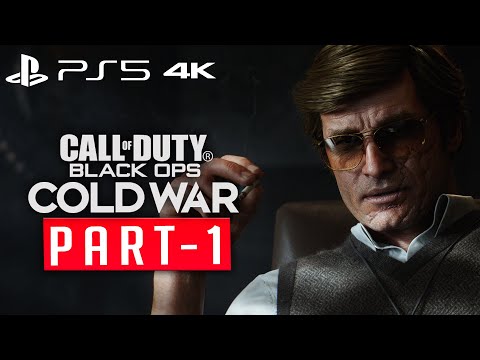 CALL OF DUTY BLACK OPS COLD WAR  PS5 4K Gameplay Walkthrough Part 1 Campaign  - No Commentary