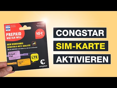 Activating Congstar and unlocking your SIM card | Tutorial – Testventure