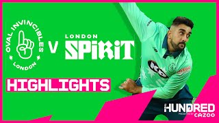 Another Tense Finale! | Oval Invincibles vs London Spirit - Highlights | The Hundred 2021