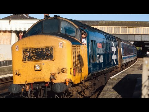 Class 37 Thrash on the North Wales Coast #2 Colwyn Bay  - HD Remaster