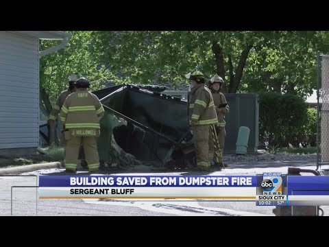 Officials quickly put out dumpster fire at Sergeant Bluff retirement home