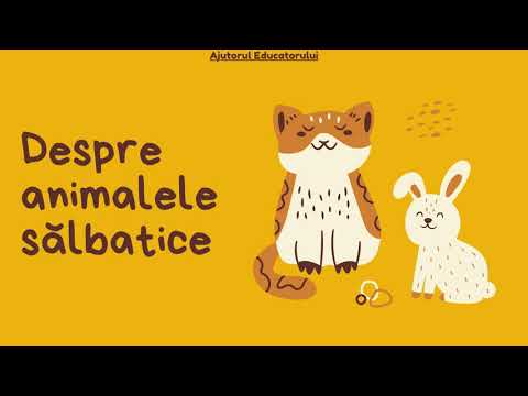 Despre animalele salbatice - prezentare PPT