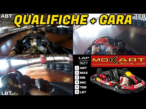 MOKART - Quali + Gara 15 minuti - Tripla telecamera OnBoard GoPro Hero 4k