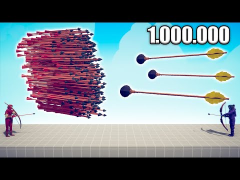 1.000.000 DAMAGE SPIKEY ARCHER vs EVERY GOD - TABS | Totally Accurate Battle Simulator 2023