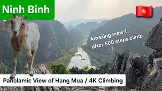 Panoramic View of Hang Mua | Ninh Binh | 4K Walking | Vietnam