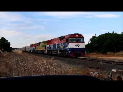 SSR's loaded Fletcher International train #8148 departing Dubbo.