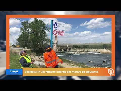 Scăldatul în Jiu rămâne interzis din motive de siguranță - VoxQub