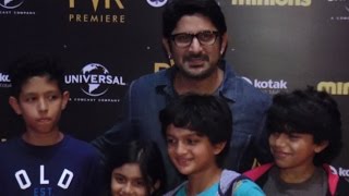 Elli Avram And Arshad Warsi Grace The Minions Premier