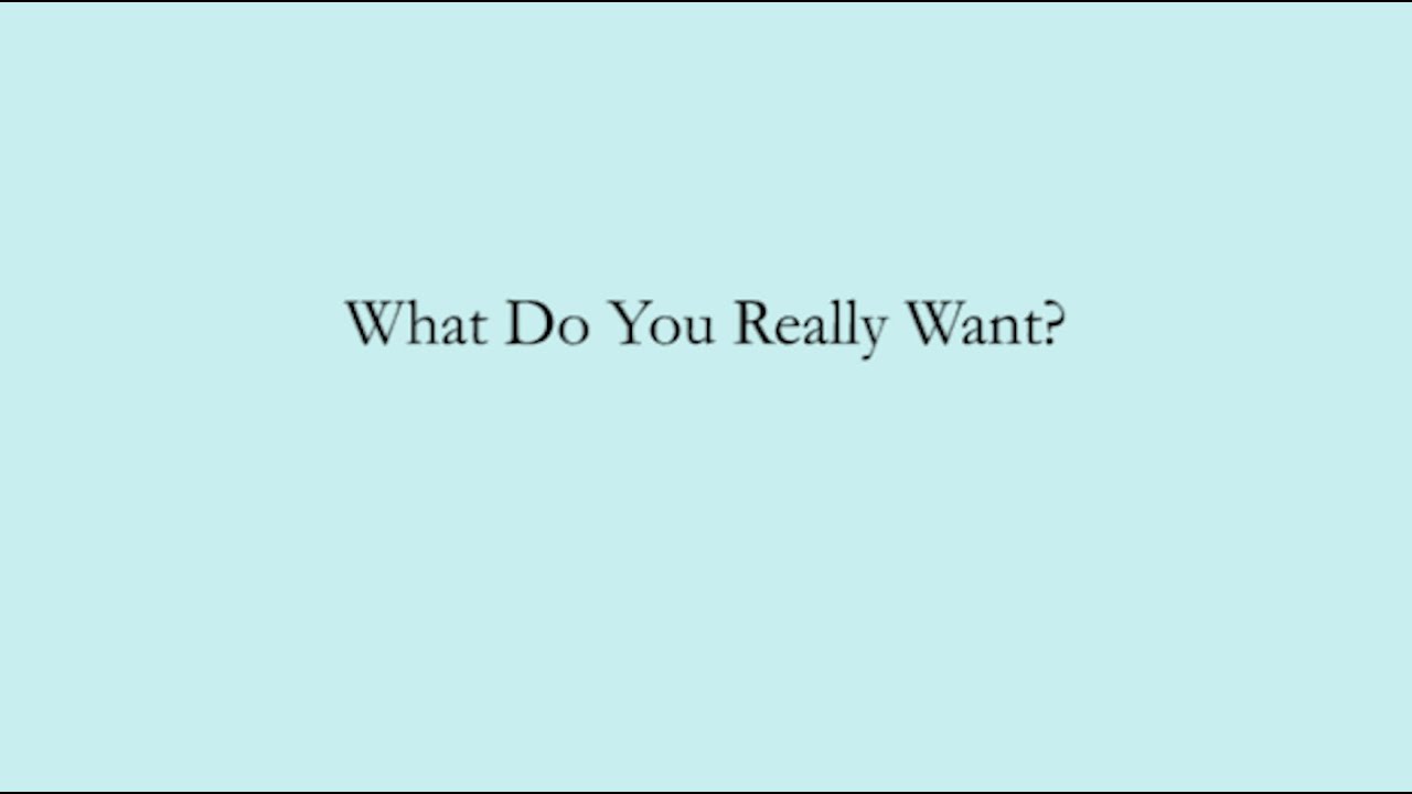 Michael A. Singer Teaching: "What Do You Really Want?"