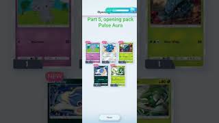 part 5, opening pack Pulse Aura😀 #pokemon #pokemoncards #pokemontcg #shorts