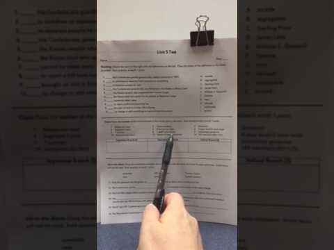 Unit 5 Test