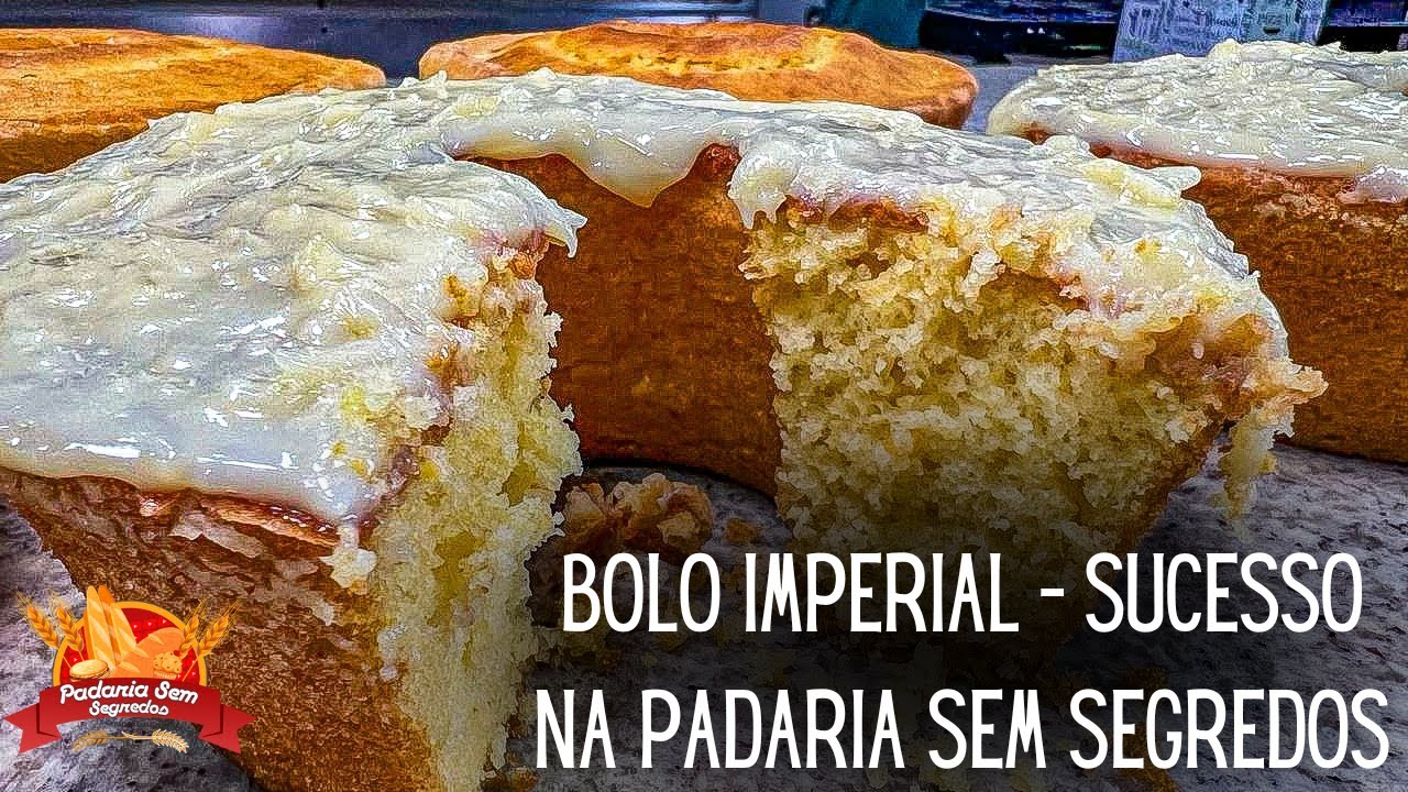 Fazendo um Bolo Imperial ao vivo - Receita de Sucesso da Padaria sem Segredos.
