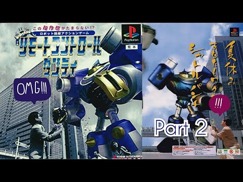 Remote Control Dandy PS1 english patch  GIANT RC ROBOT ACTION !!  part 2
