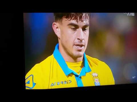 Penalti y Gol de Asdrubal Huesca 0 Las Palmas 1