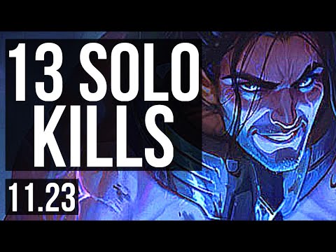 SYLAS vs KARTHUS (MID) | 13 solo kills, 17/2/6, Legendary | EUW Master | 11.23