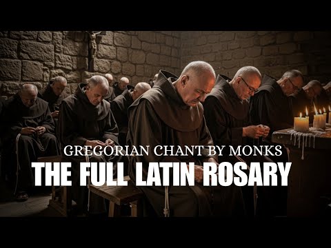 FULL LATIN ROSARY in GREGORIAN CHANT | All 4 Mysteries | Traditional Catholic Prayer