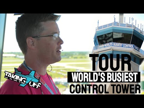 Worlds Busiest Control Tower Tour! Dan Millican & Christy Wong at EAA Airventure Osh2022 - TakingOff