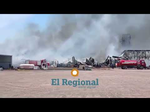 Incendio en Manisel: Así quedó la planta