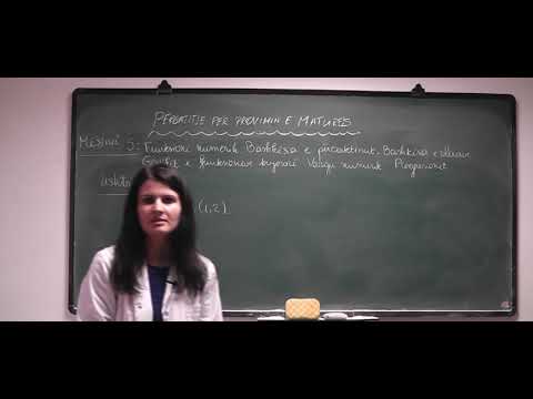 Përgatitje për Provimin e Maturës - Funksioni Numerik. Bashkësia e Përcaktimit, Mësimi 5, Ushtrimi 1