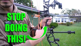 Focus on GRIP position FIRST! | How to grip a bow PROPERLY | Shoot a bow like a pro!